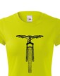 Dámske tričko MTB s horským bicyklom