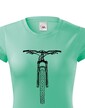 Dámske tričko MTB s horským bicyklom
