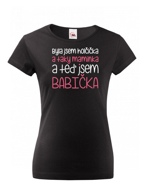 Tričko s potlačou pre babičku