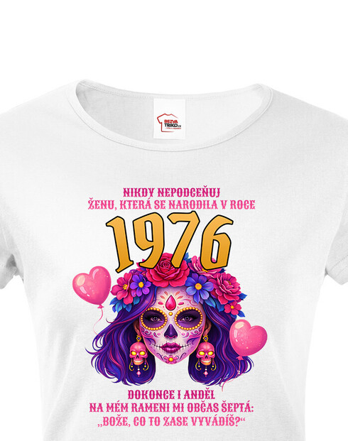 Dámské tričko k 50. narodeninám - Nepodceňuj ženu