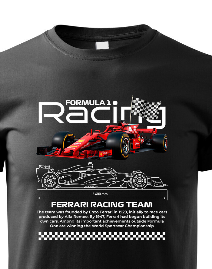Detské tričko F1 - Ferrari