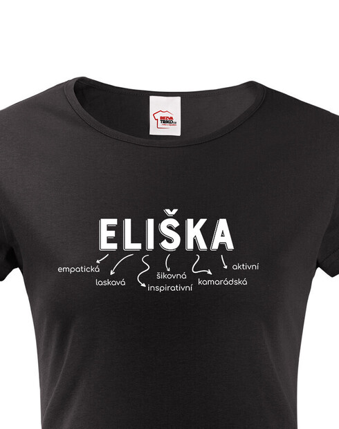 Dámske tričko k meninám Eliška