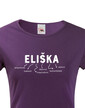 Dámske tričko k meninám Eliška