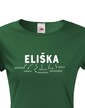 Dámske tričko k meninám Eliška