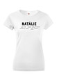 Dámske tričko k meninám Natálie