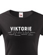 Dámske tričko k meninám Viktorie
