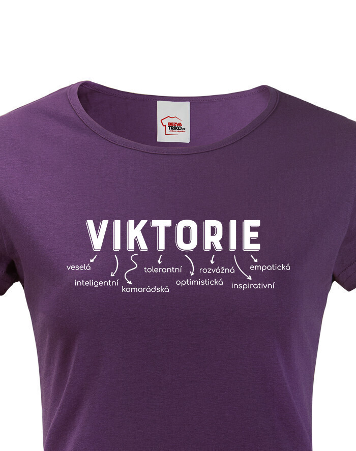 Dámske tričko k meninám Viktorie