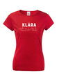 Dámske tričko k meninám Klára
