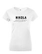 Dámske tričko k meninám Nikola