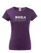 Dámske tričko k meninám Nikola