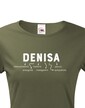 Dámske tričko k meninám Denisa