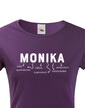 Dámske tričko k meninám Monika