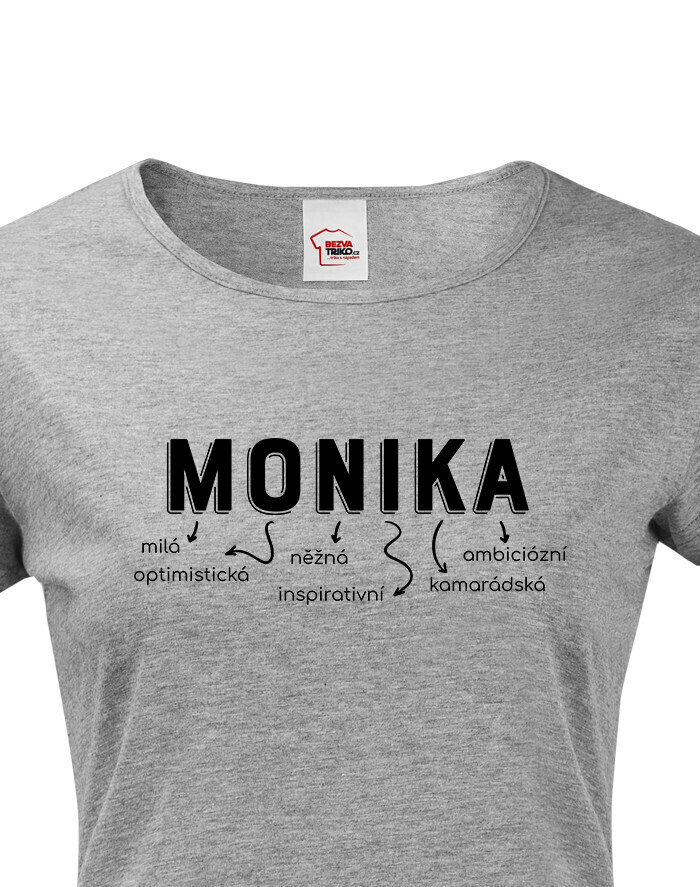 Dámske tričko k meninám Monika