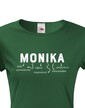 Dámske tričko k meninám Monika