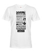 Pánské tričko narozeninové noviny 2008