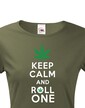 Dámské tričko - Keep calm and roll one