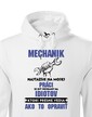 Pánská mikina pre mechanikov - Najťažšie na mojej práci je