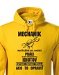 Pánská mikina pre mechanikov - Najťažšie na mojej práci je