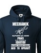 Pánská mikina pre mechanikov - Najťažšie na mojej práci je