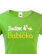 Dámske tričko Budem babička
