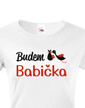 Dámske tričko Budem babička