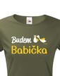 Dámske tričko Budem babička