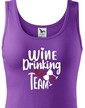 Dámské tričko Wine Drinking team