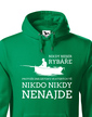 Pánska mikina Nikdy nenaser rybára