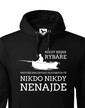 Pánska mikina Nikdy nenaser rybára