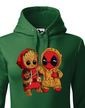 Dámska mikina Deadpool a Groot