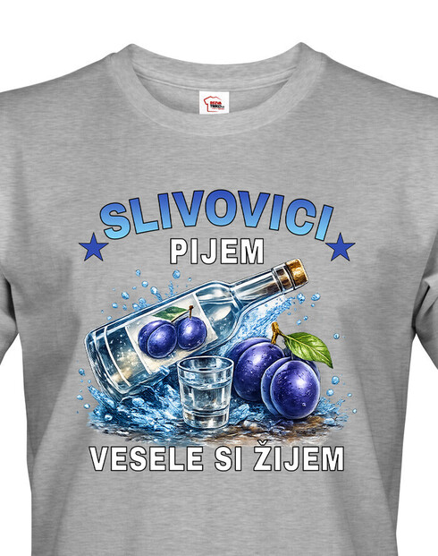 Pánske tričko So slivovicou