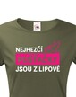 Dámske tričko Najkrajšie poštárky sú z...