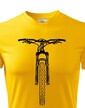 Pánske tričko MTB s horským bicyklom