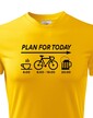 Pánske tričko Plans for Today