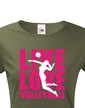 Dámske tričko Live Love Volleyball