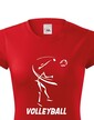 Dámske tričko Volejbal