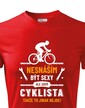 Pánske tričko Sexi cyklista