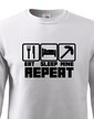 Detská mikina Eat Sleep Mine Repeat