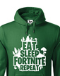Pánska mikina Eat Sleep Fortnite Repeat