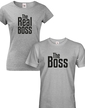 Párové tričká The Boss a The Real Boss