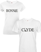 Tričká pre páry Bonnie and Clyde