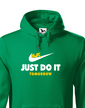 Pánska mikina s potlačou JUST DO IT TOMORROW