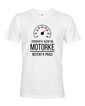 Pánske tričko pre motorkárov - zrodený k jazde na motorke