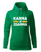 Dámska mikina Karma je zdarma