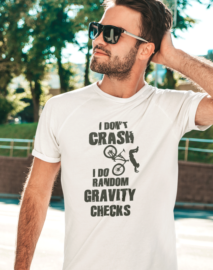 Pánske MTB tričko RANDOM GRAVITY CHECKS