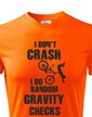 Pánske MTB tričko RANDOM GRAVITY CHECKS