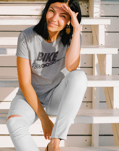 Dámské tričko pro cyklisty BIKE
