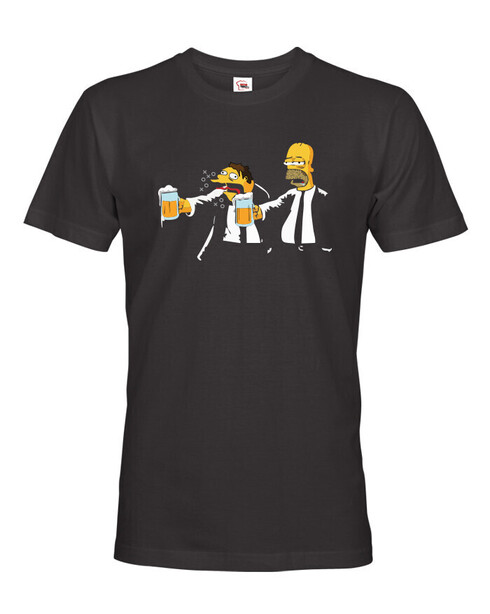 Vtipné tričko Homer Pulp Fiction