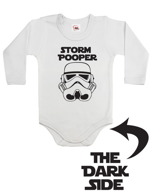 Body s potlačou Star Wars Storm Pooper