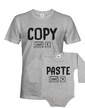 Detské body a pánske tričko Copy paste
